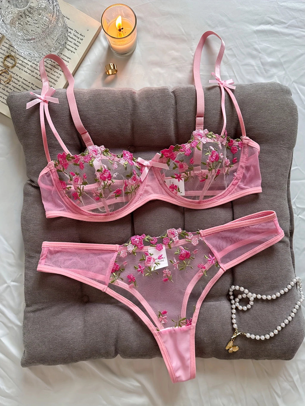 Floral Rose Lingerie