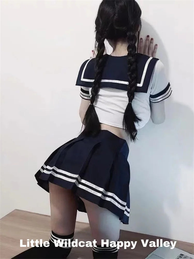 Women Maid Outfit Lolita Cosplay Cute Sexy Erotic Kawaii Cafe Costume Cosplay Erotic Costumes Uniform Apron Dress Cute Bowknot