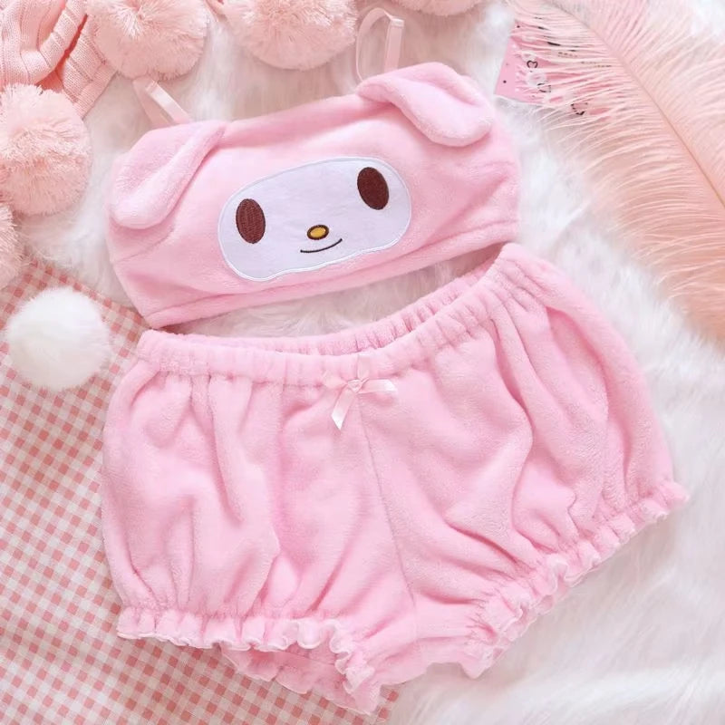 Sanrio Cute Shorts Lingerie Pajamas