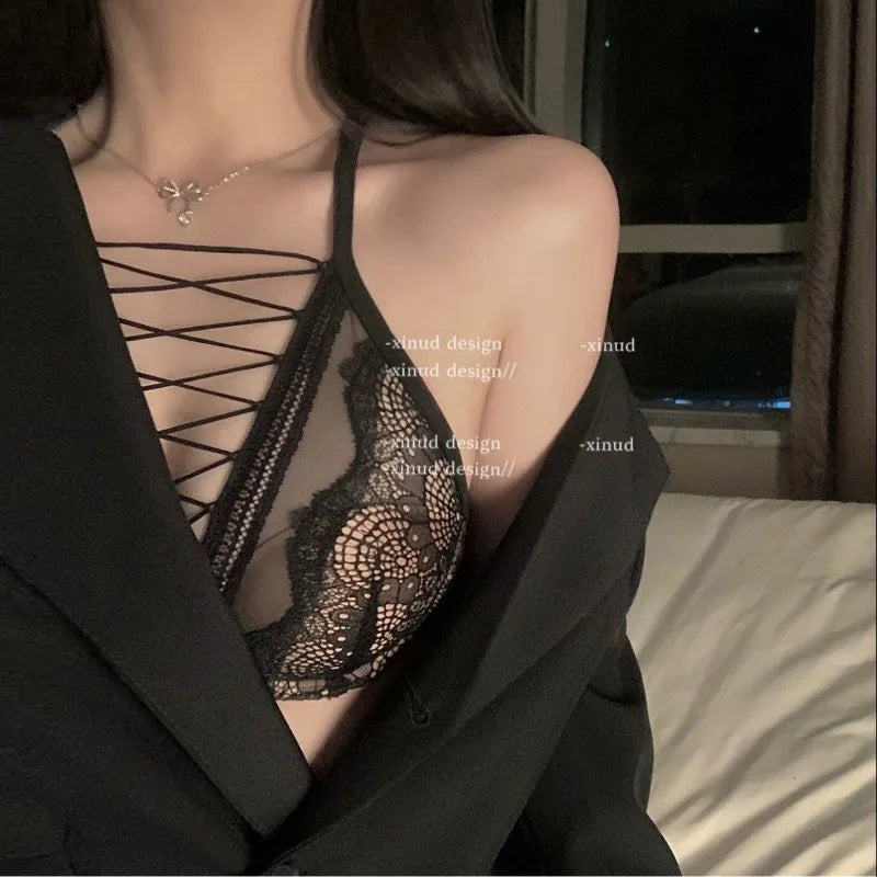 Autumn Winter Lace Lingerie Set