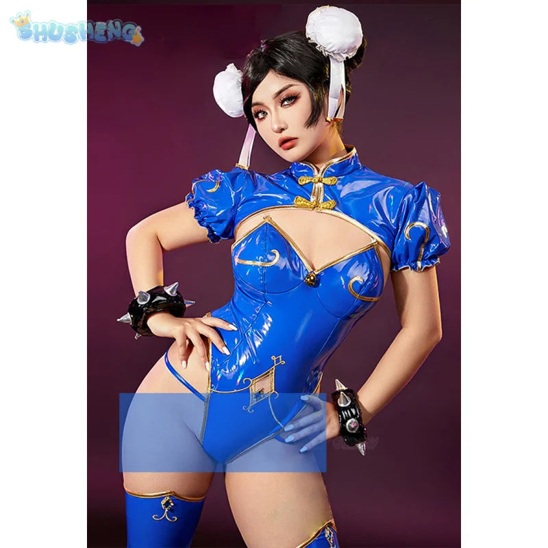 “Warrior Beauty” Lingerie Set (Chun-Li Inspired)