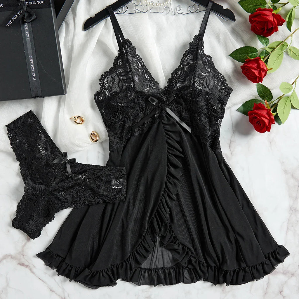 Sexy Lingerie Nightdress Set