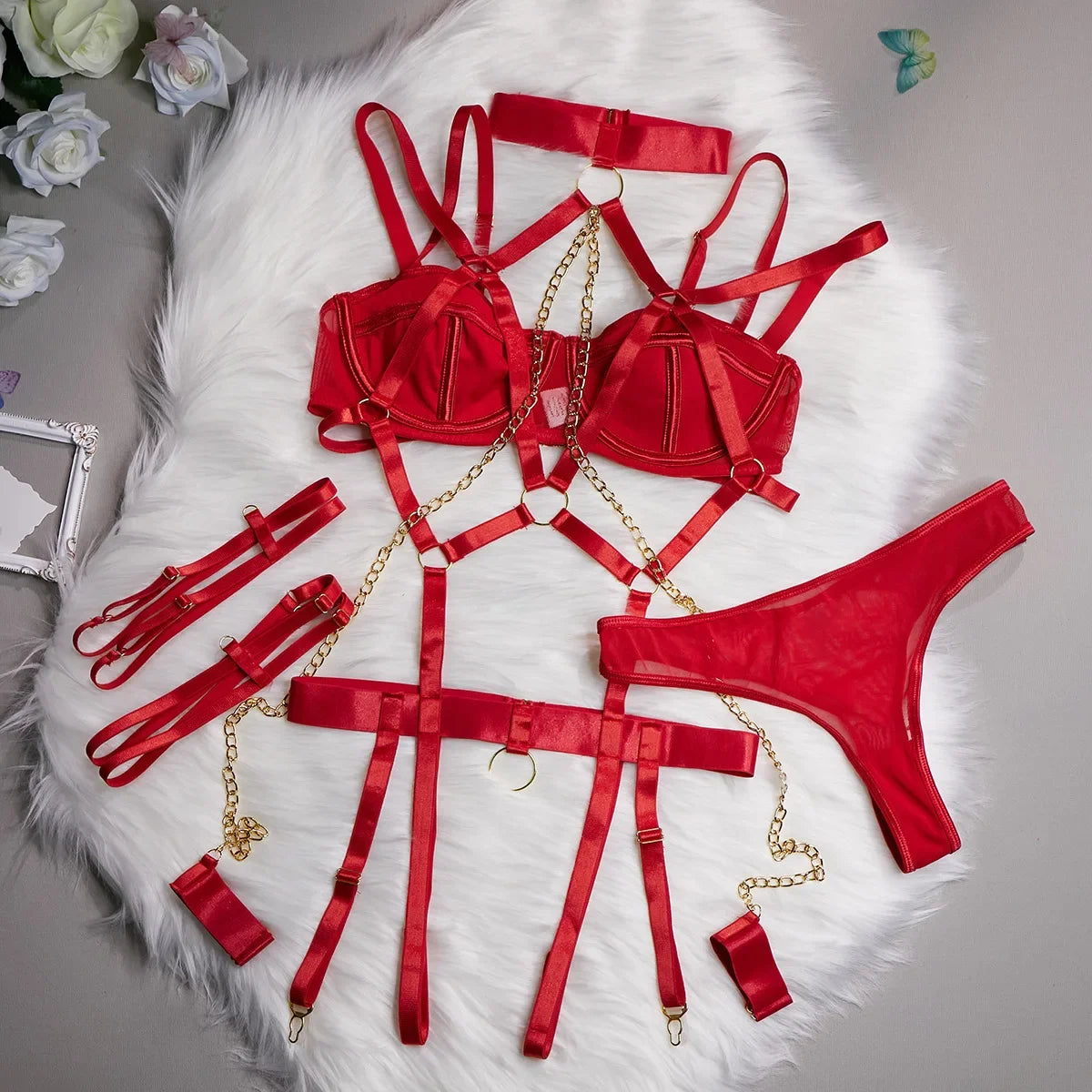 Sexy Seductive Chain Lingerie