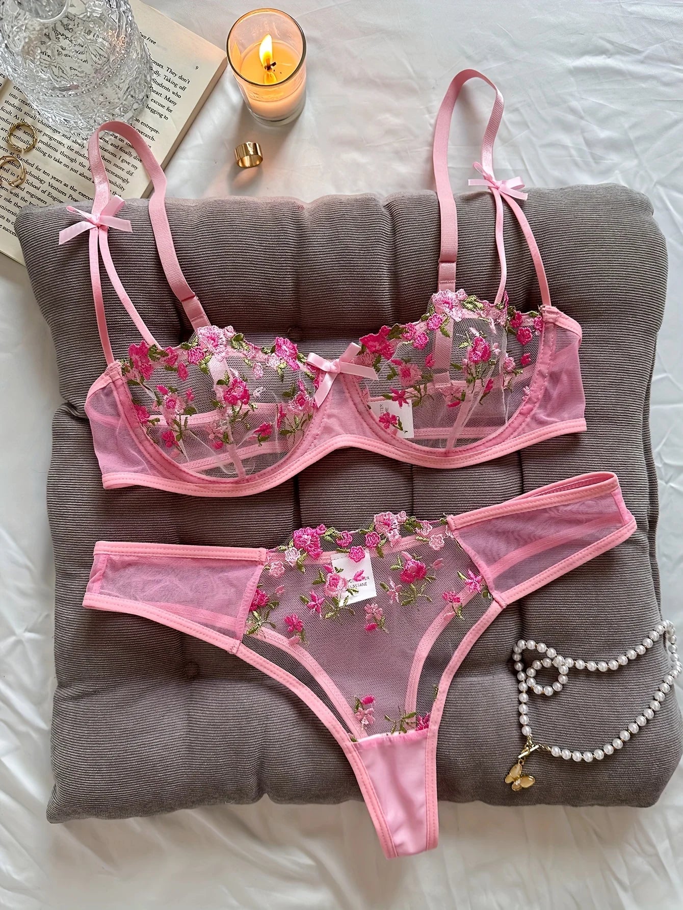Floral Rose Lingerie