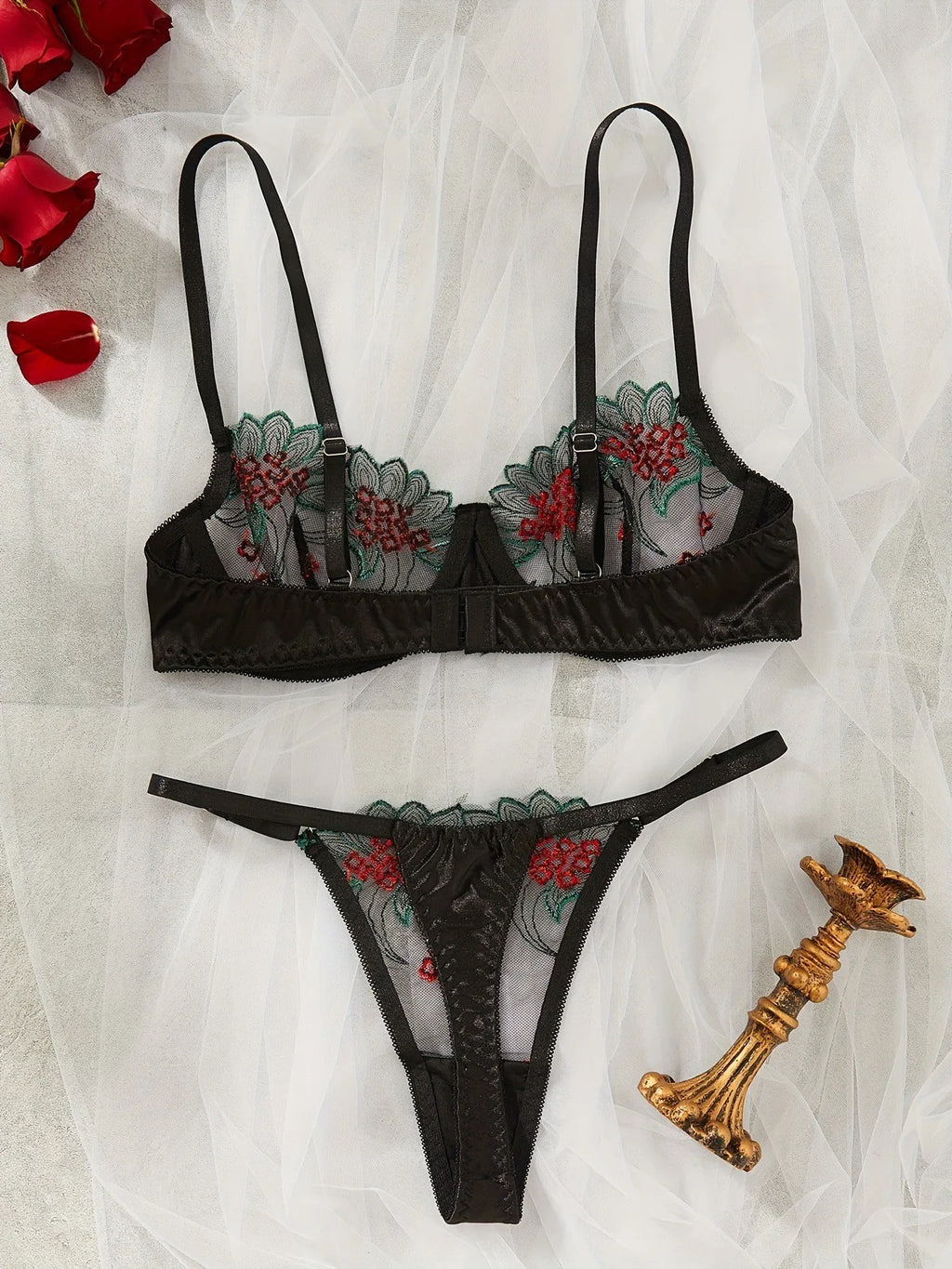 Floral lingerie
