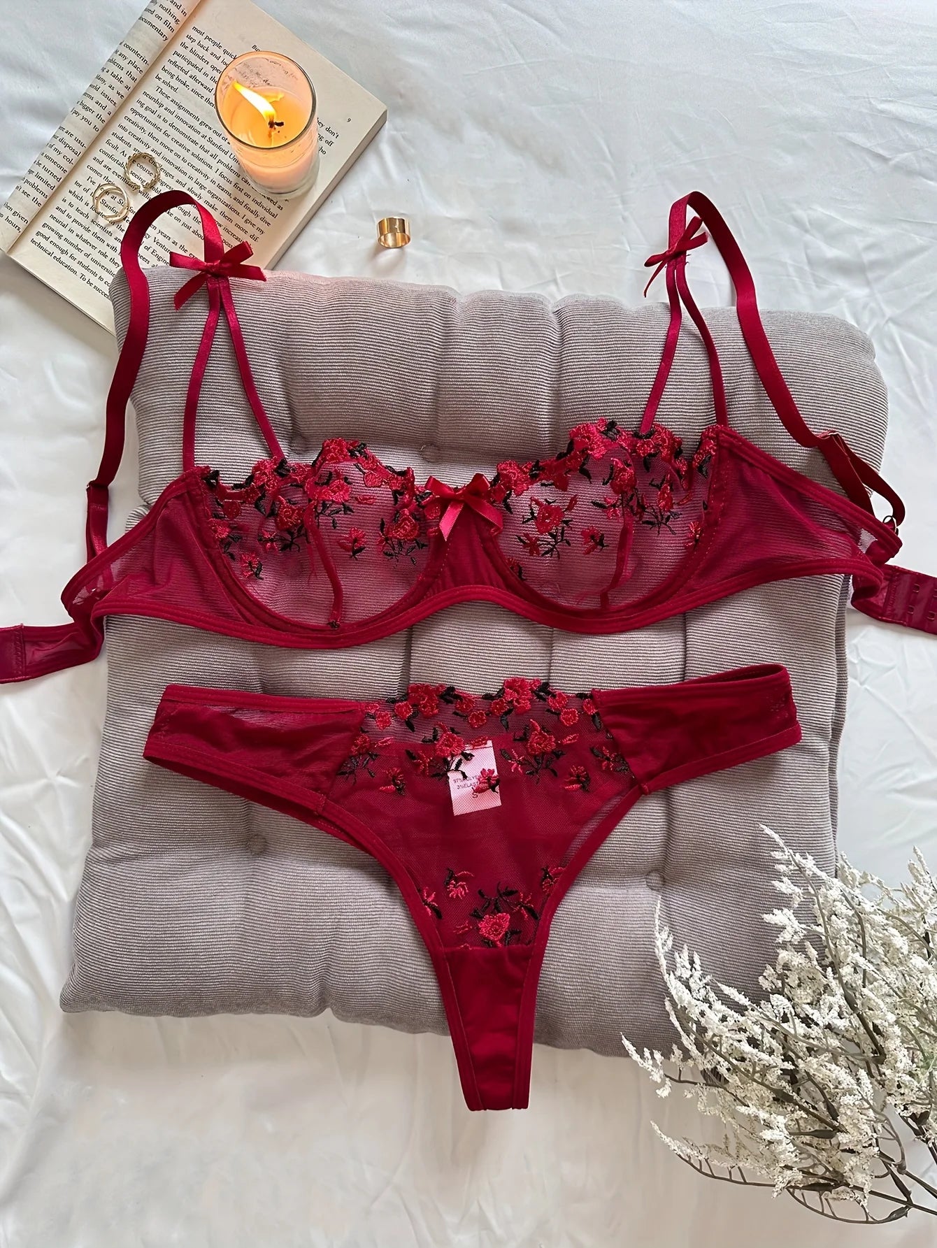 Floral Rose Lingerie