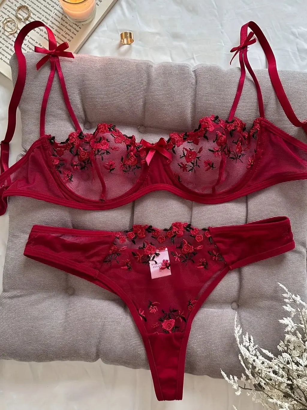 Floral Rose Lingerie