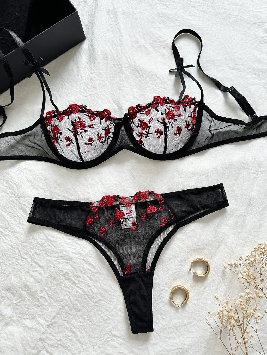 Floral Rose Lingerie